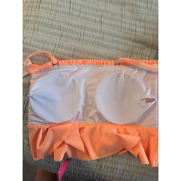 NWT Fashion-forward Cami Top Ruffle Bandeau Bikini Top - Picture 5 of 6